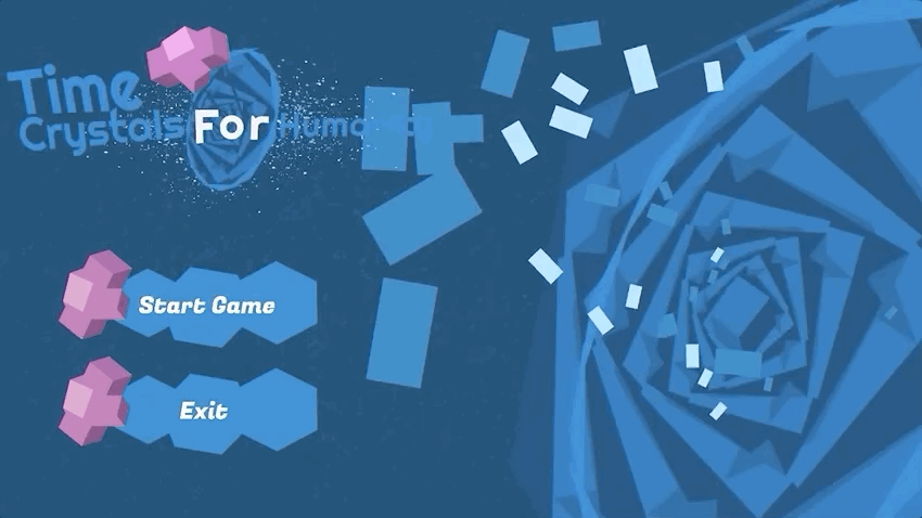 Time Crystals for Humanity Main Menu